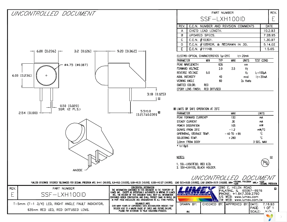 SSF-LXH100ID Page 1