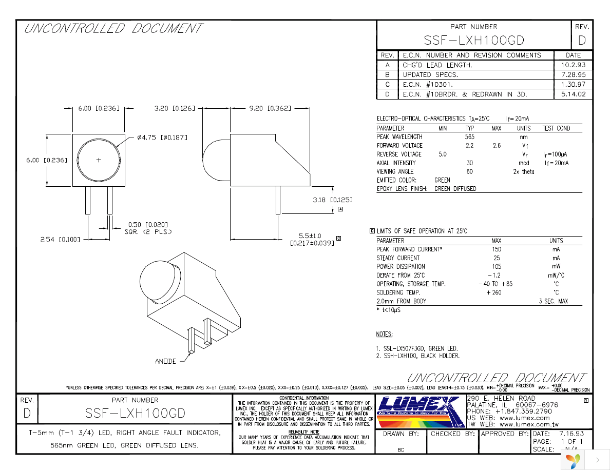 SSF-LXH100GD Page 1