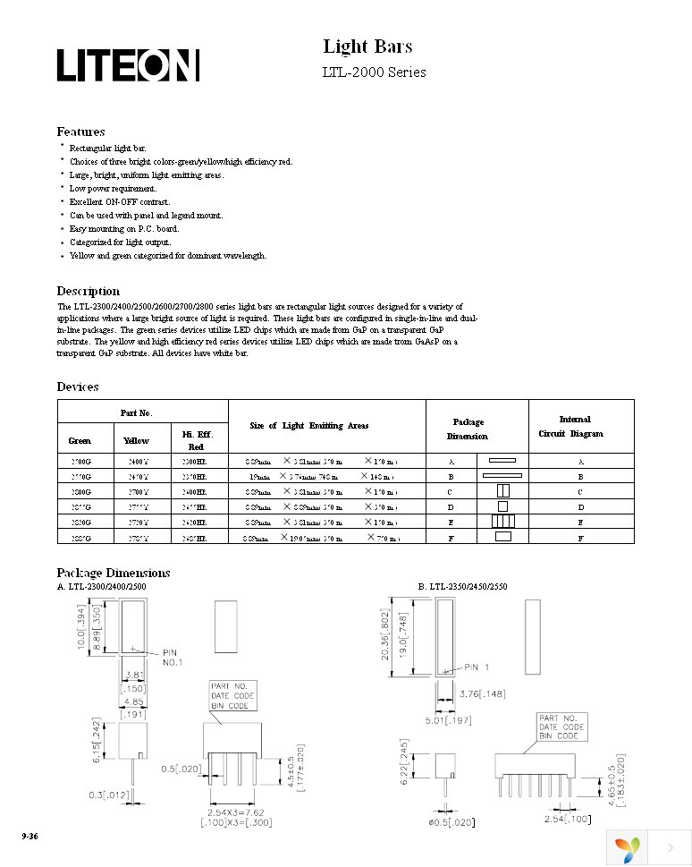 LTL-2400Y Page 1