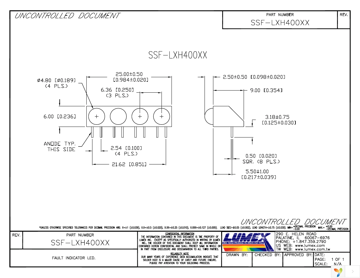 SSF-LXH400HGW Page 1