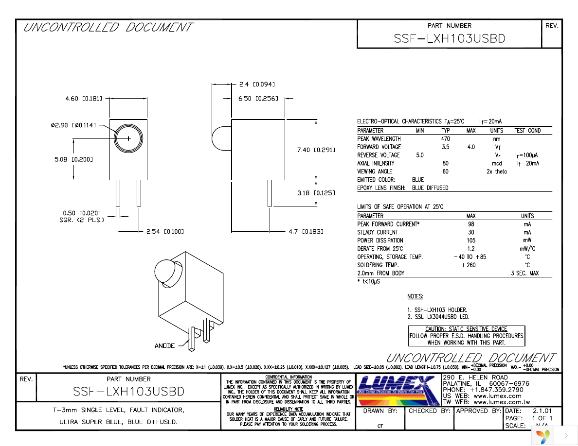 SSF-LXH103USBD Page 1