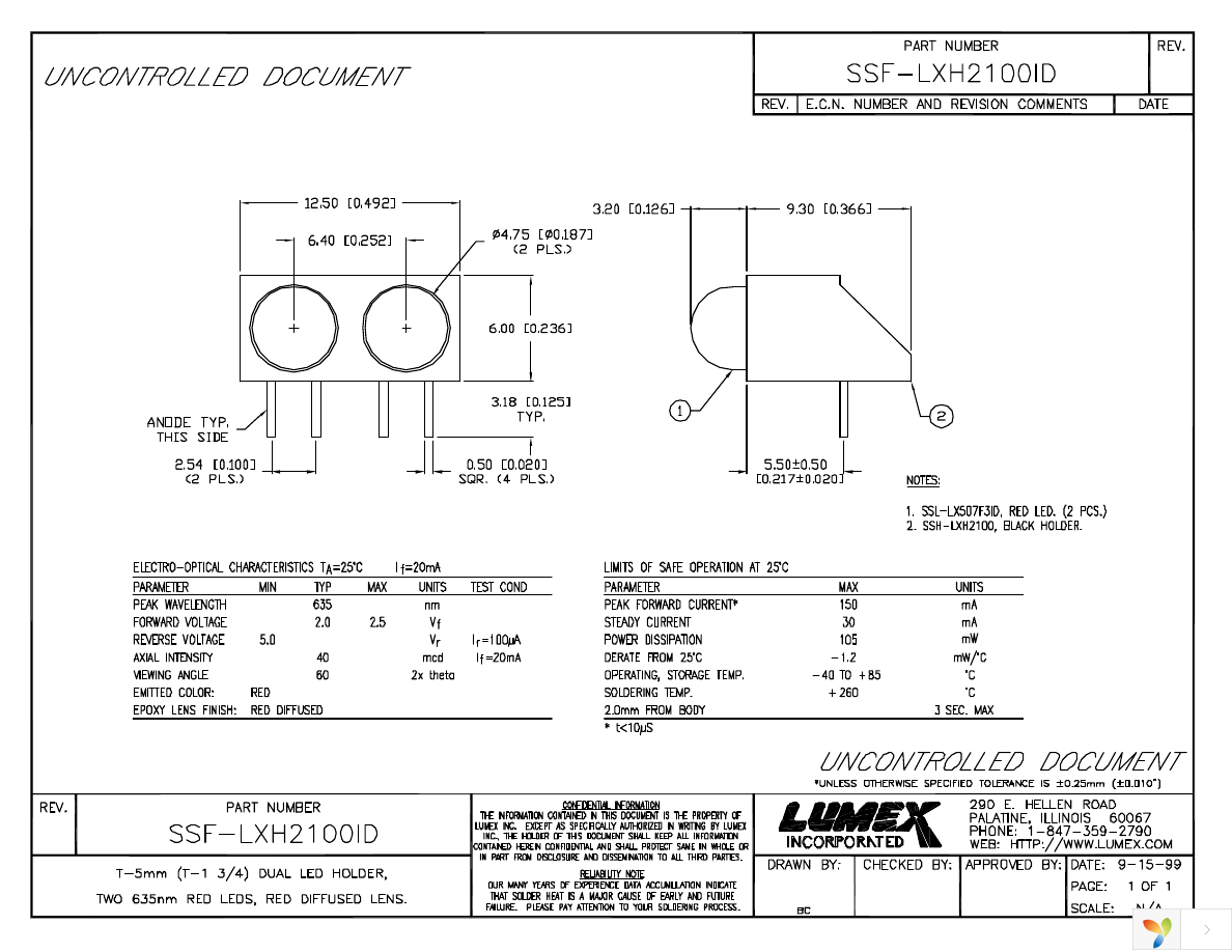 SSF-LXH2100ID Page 1