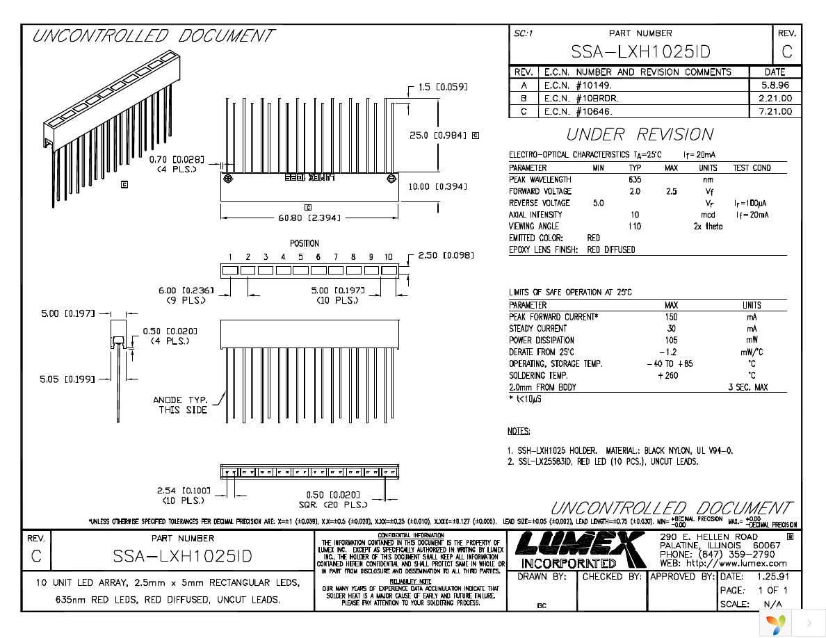 SSA-LXH1025ID Page 1