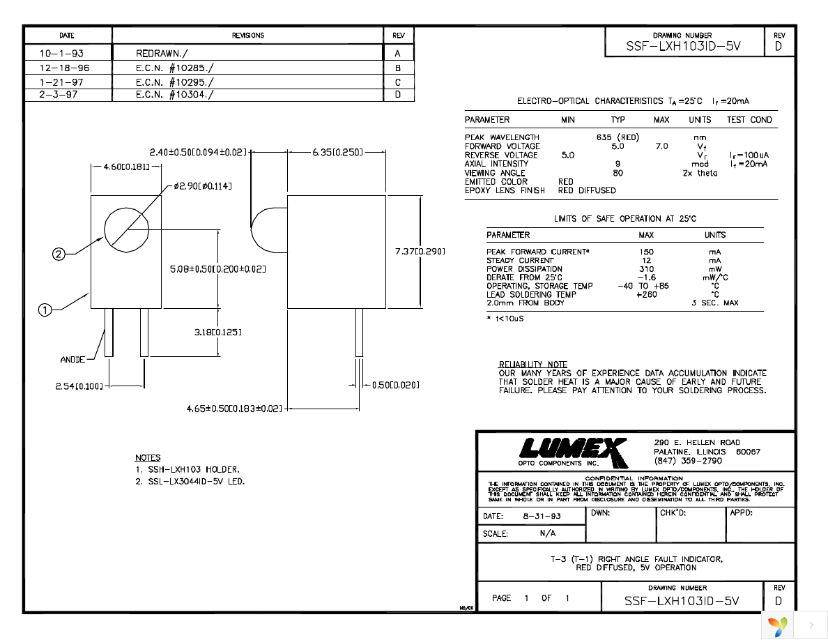 SSF-LXH103ID-5V Page 1