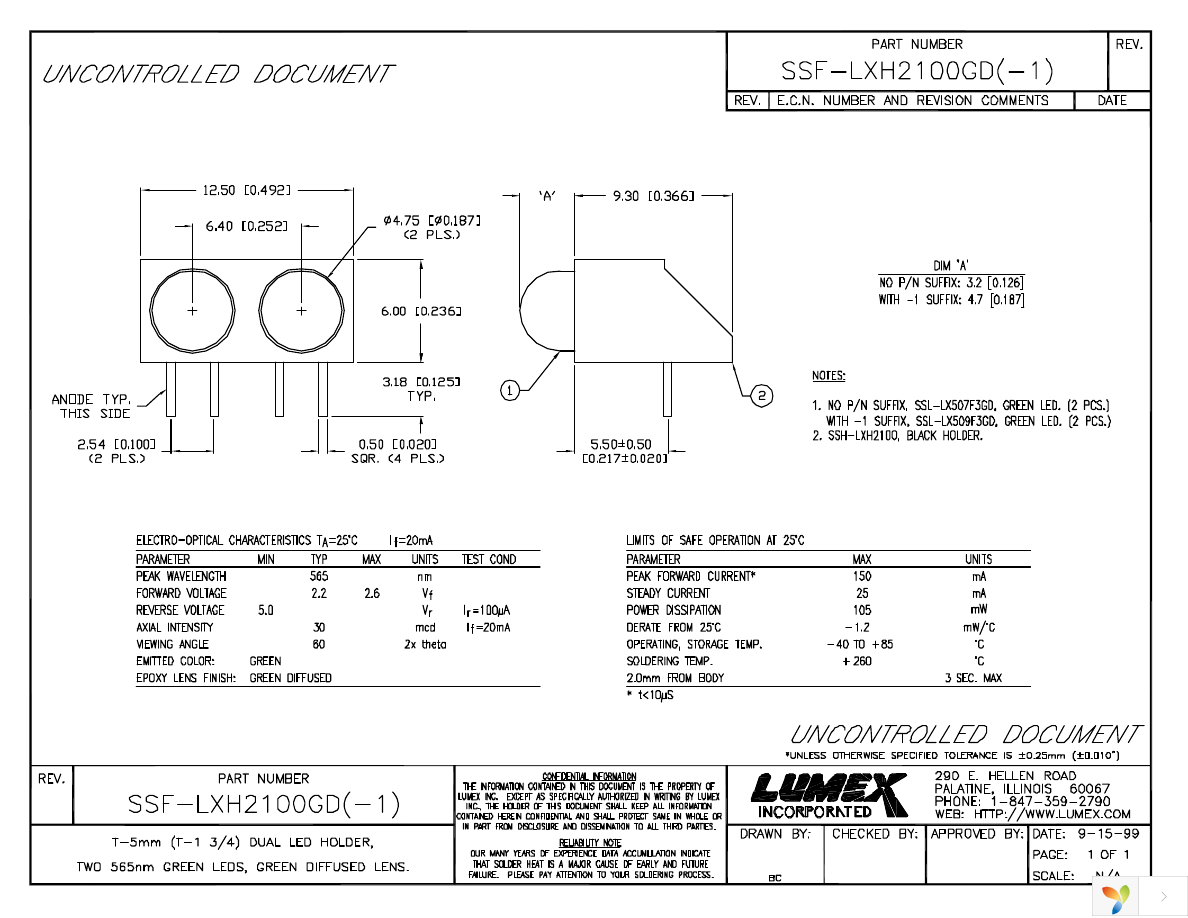 SSF-LXH2100GD Page 1