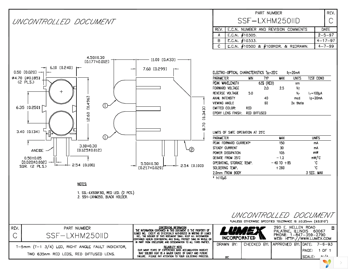 SSF-LXHM250IID Page 1