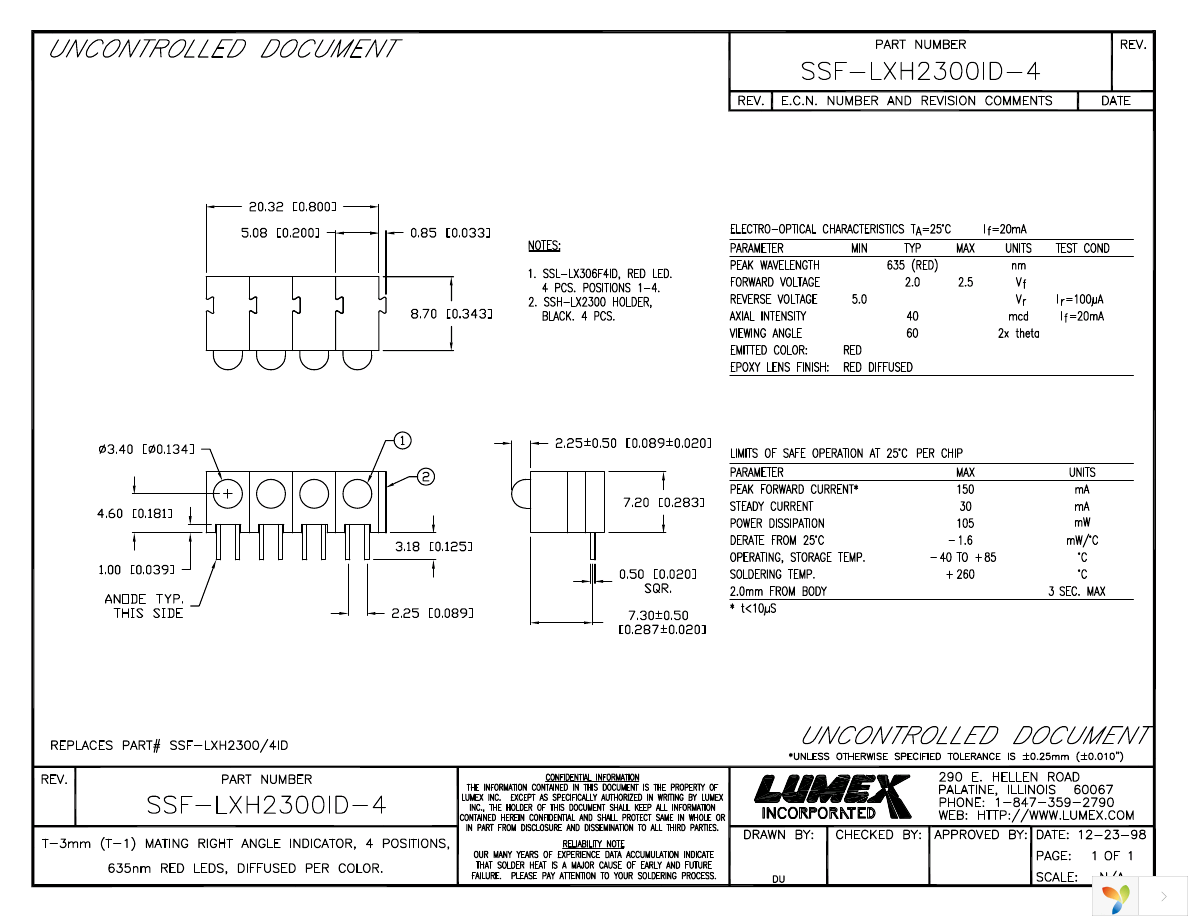 SSF-LXH2300ID-4 Page 1