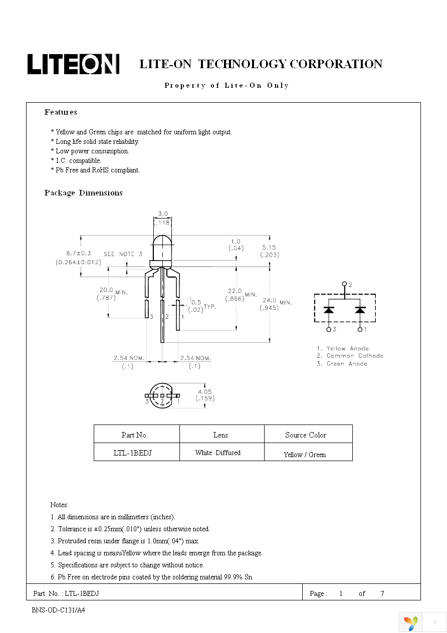 LTL-1BEDJ Page 1