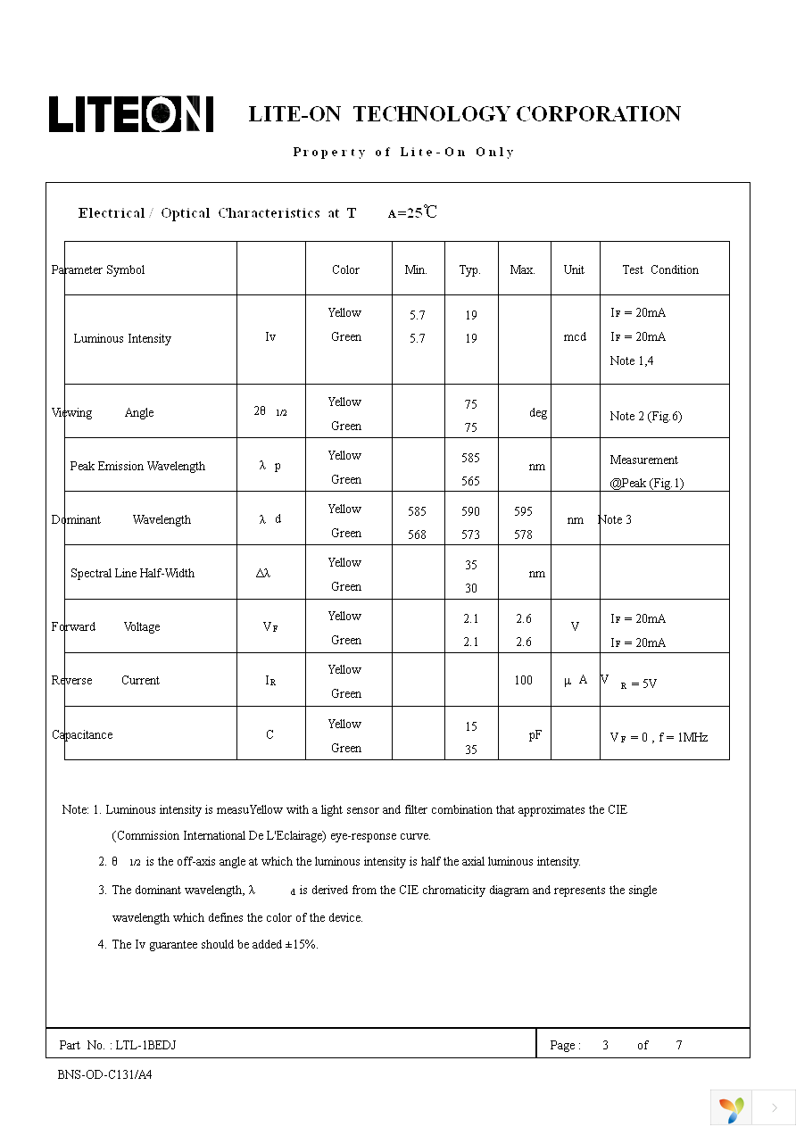 LTL-1BEDJ Page 3