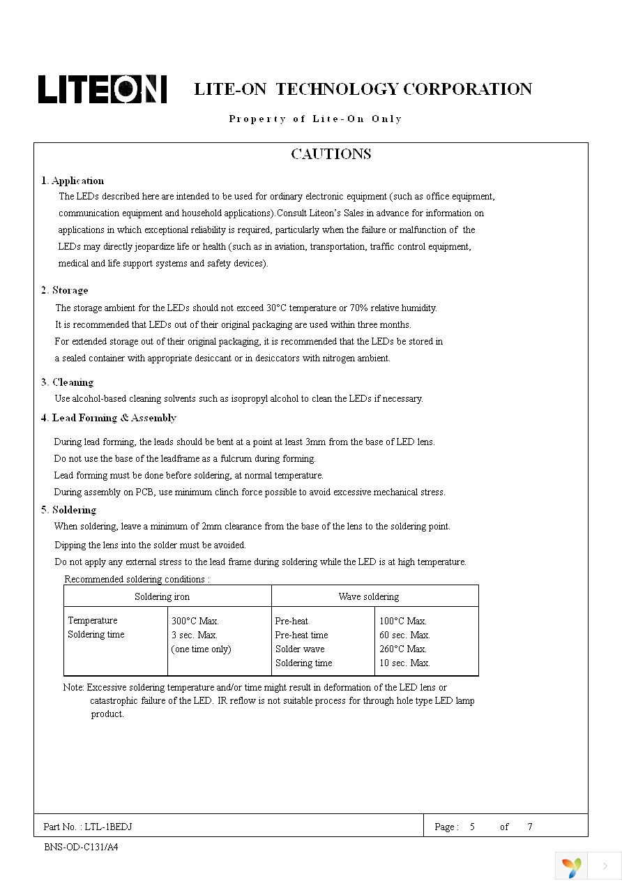 LTL-1BEDJ Page 5