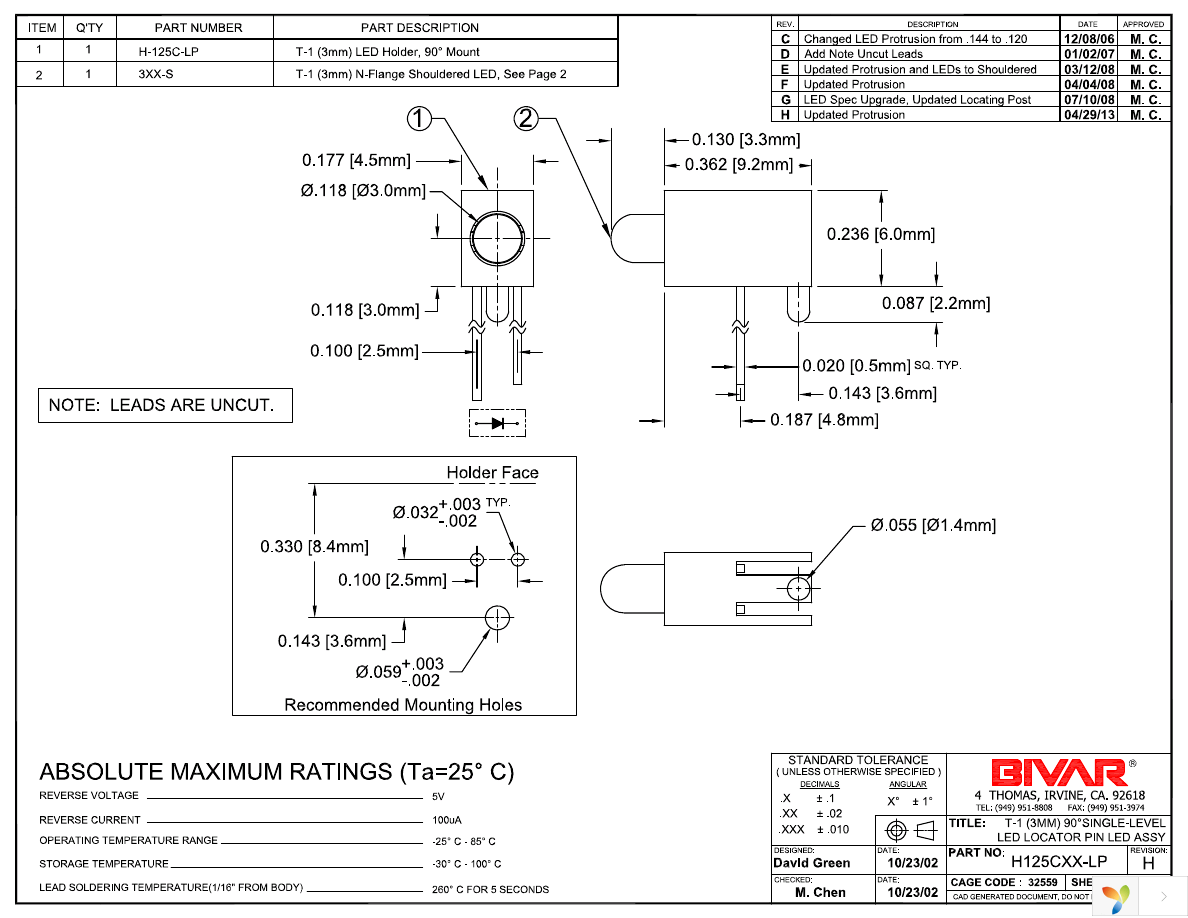 H125CGDL-LP Page 1