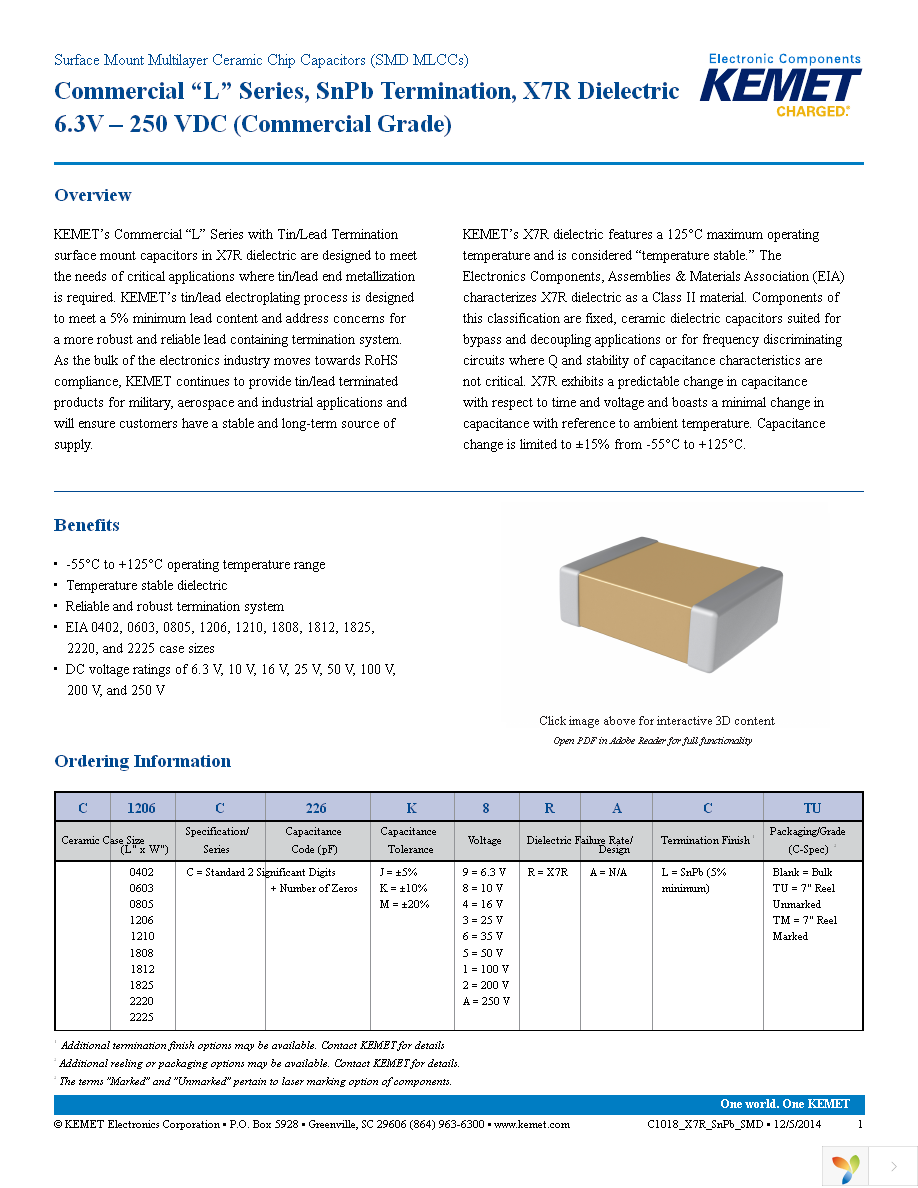 C0402C104K8RALTU Page 1