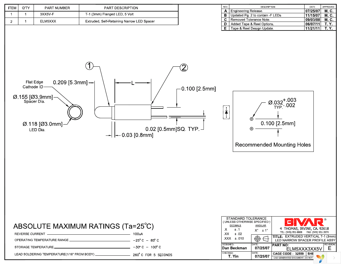 ELM510MM3GD5V Page 1