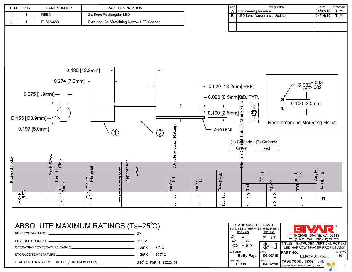 ELM5480R5BC Page 1