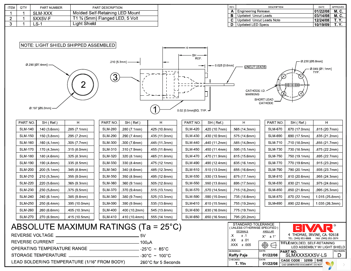 SLM3405GD5V-LS Page 1