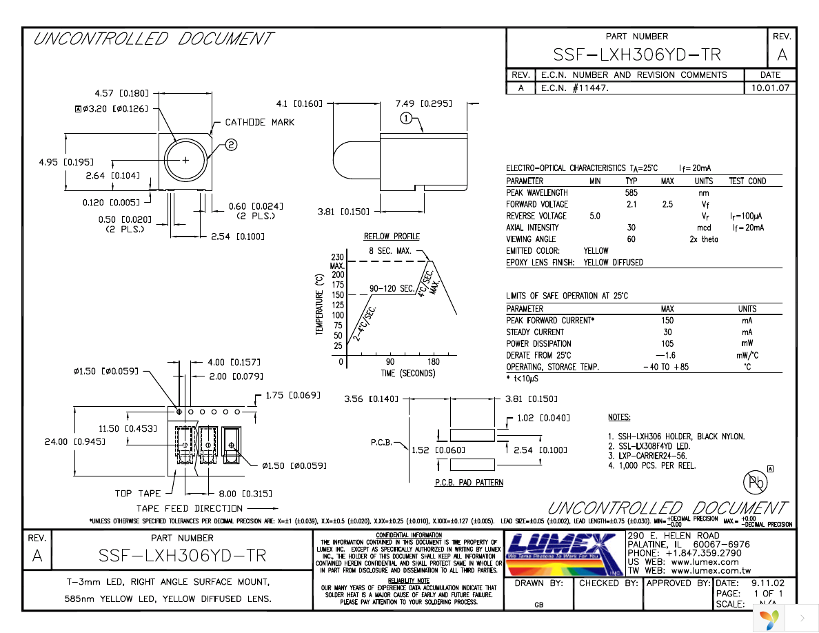 SSF-LXH306YD-TR Page 1