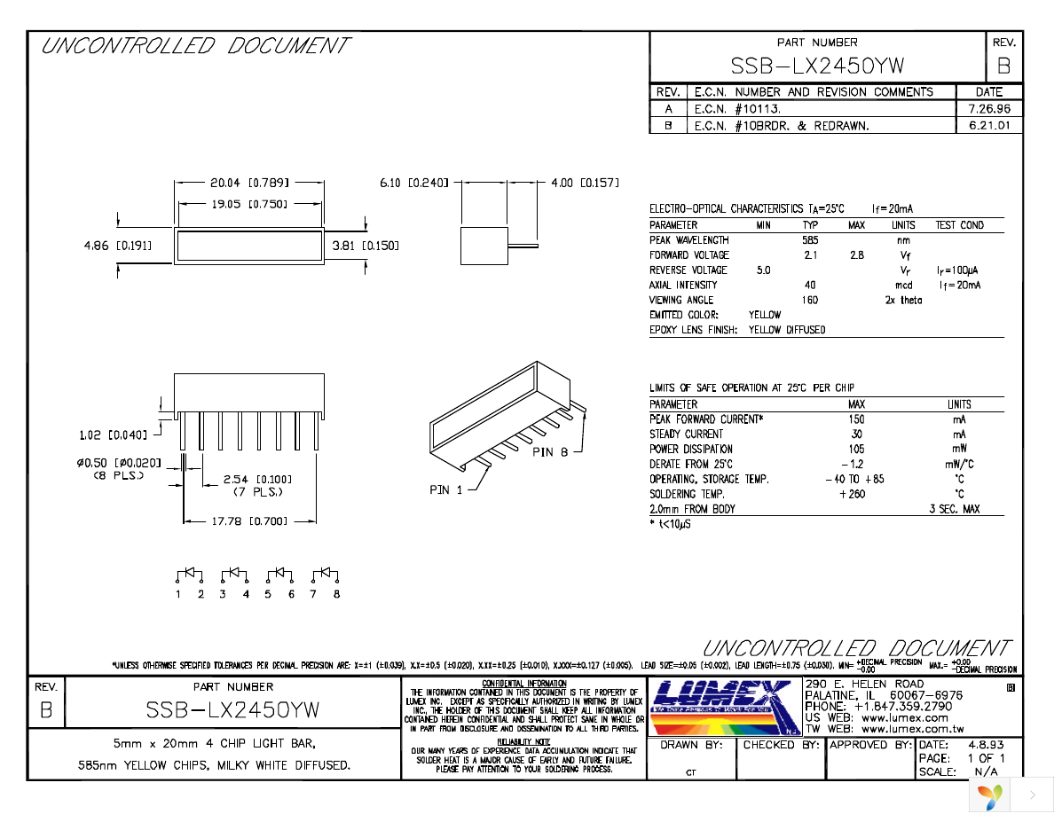 SSB-LX2450YW Page 1