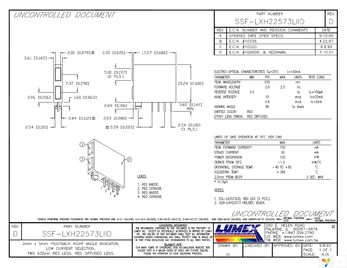 SSF-LXH22573LIID Page 1