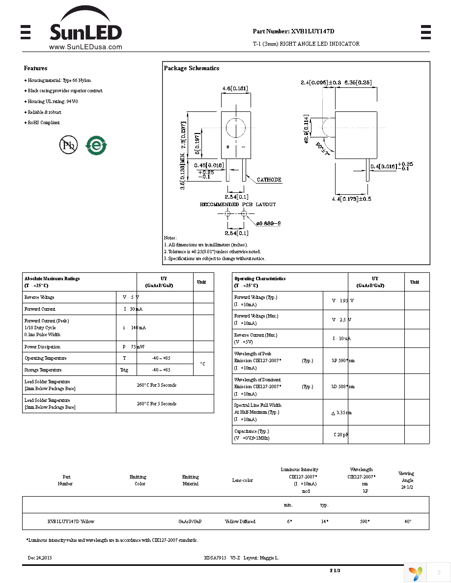 XVB1LUY147D Page 1