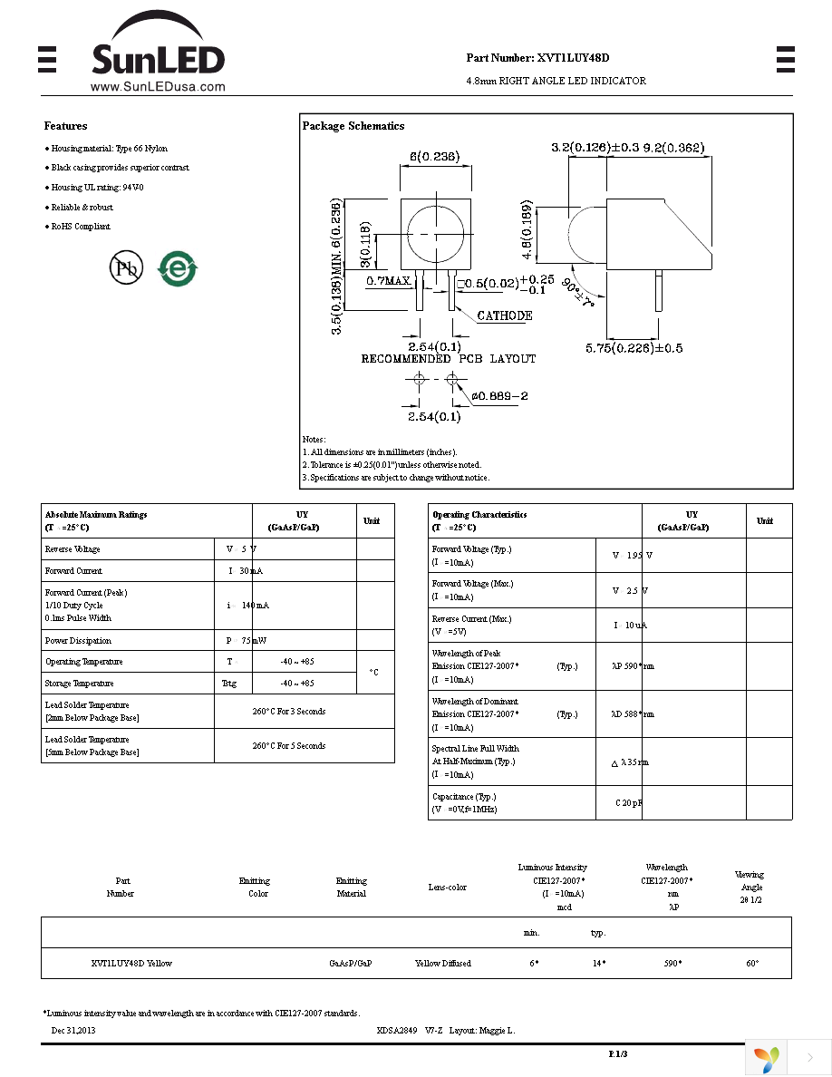 XVT1LUY48D Page 1