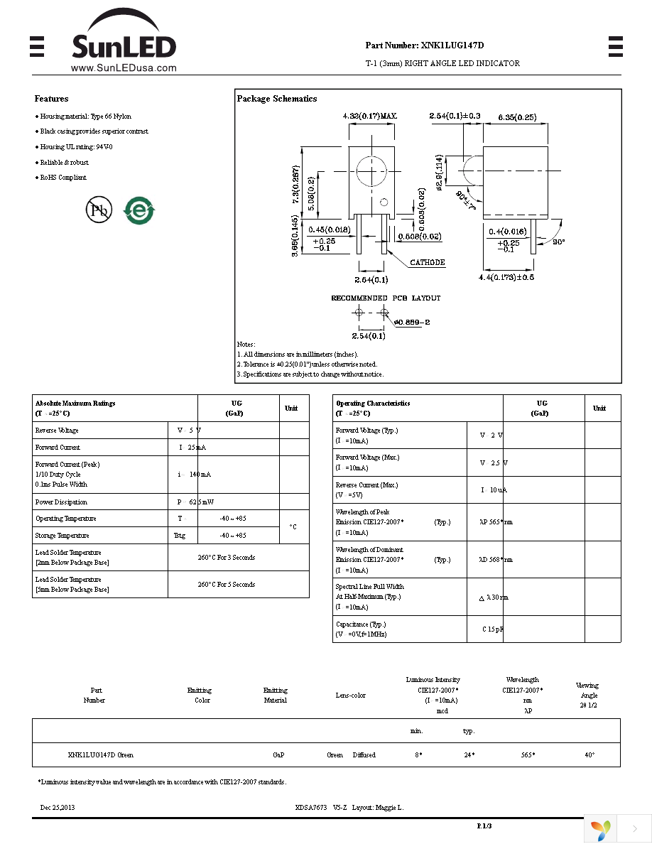 XNK1LUG147D Page 1