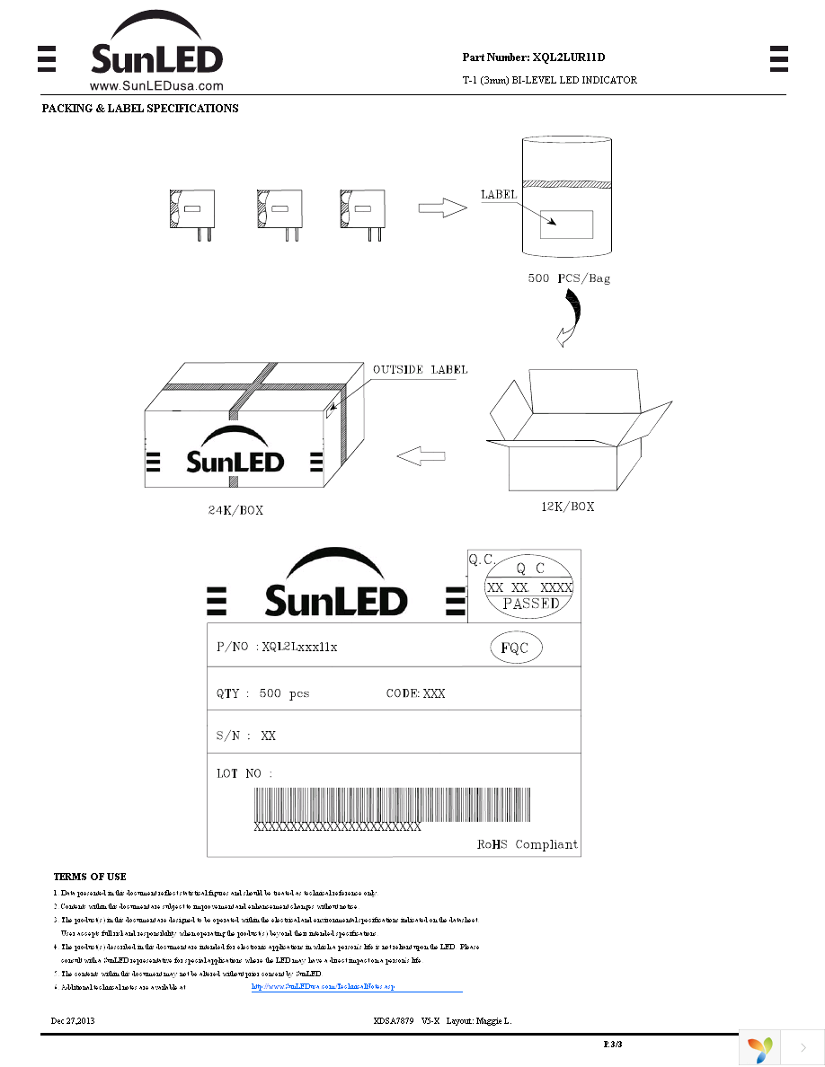 XQL2LUR11D Page 3