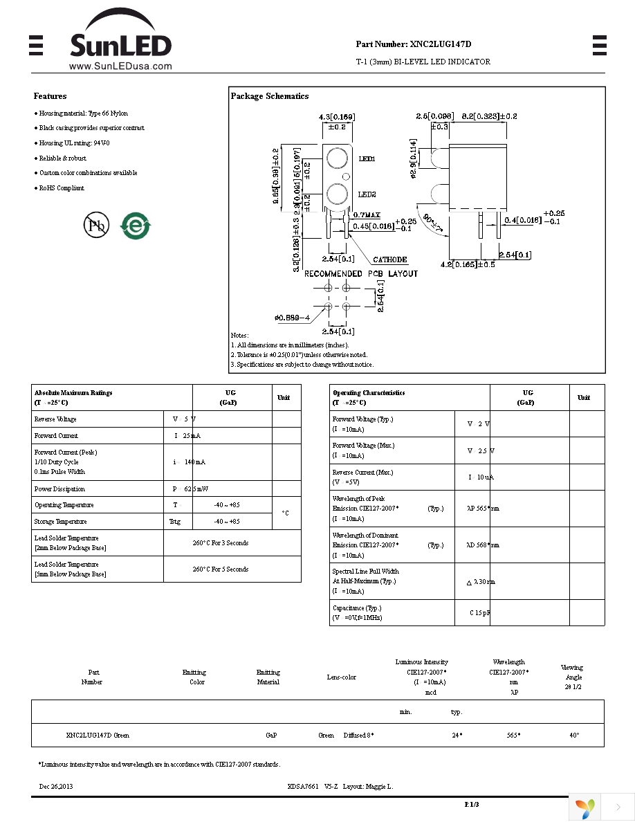 XNC2LUG147D Page 1