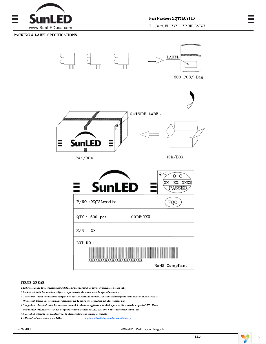 XQT2LUY11D Page 3