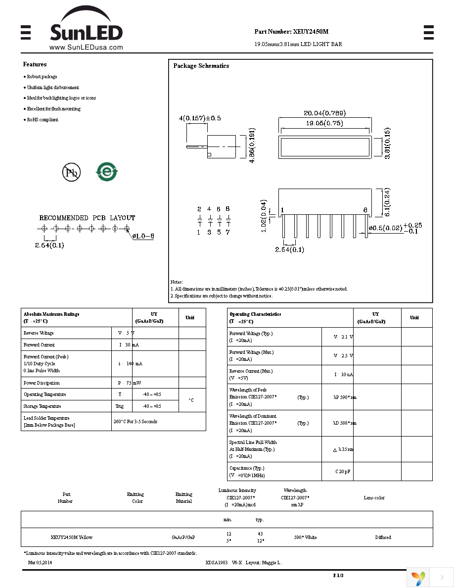 XEUY2450M Page 1