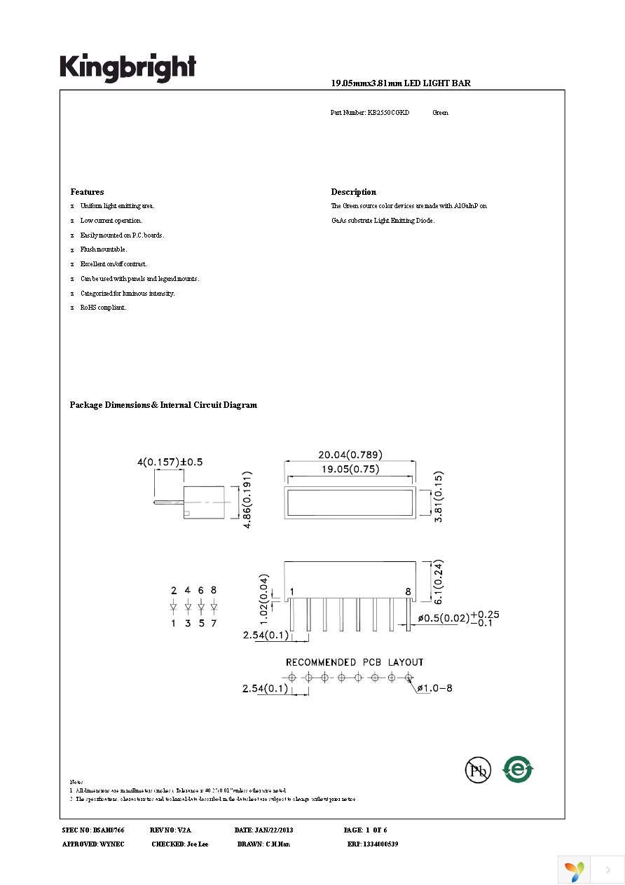 KB2550CGKD Page 1