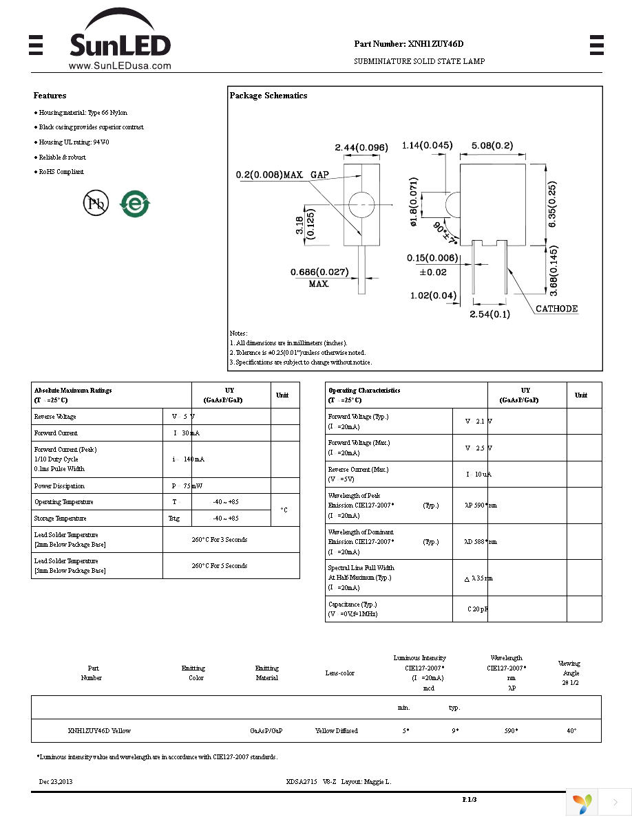 XNH1ZUY46D Page 1