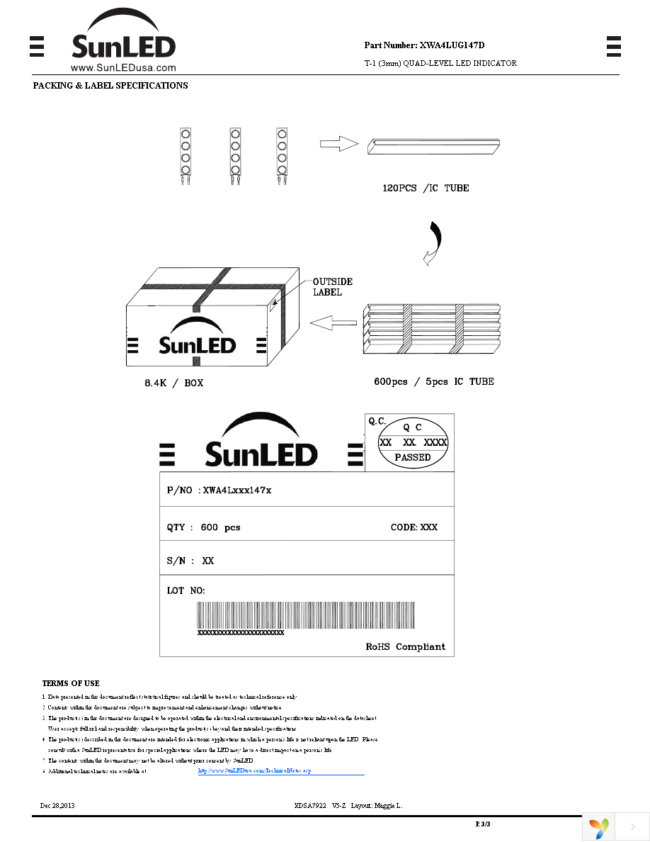 XWA4LUG147D Page 3