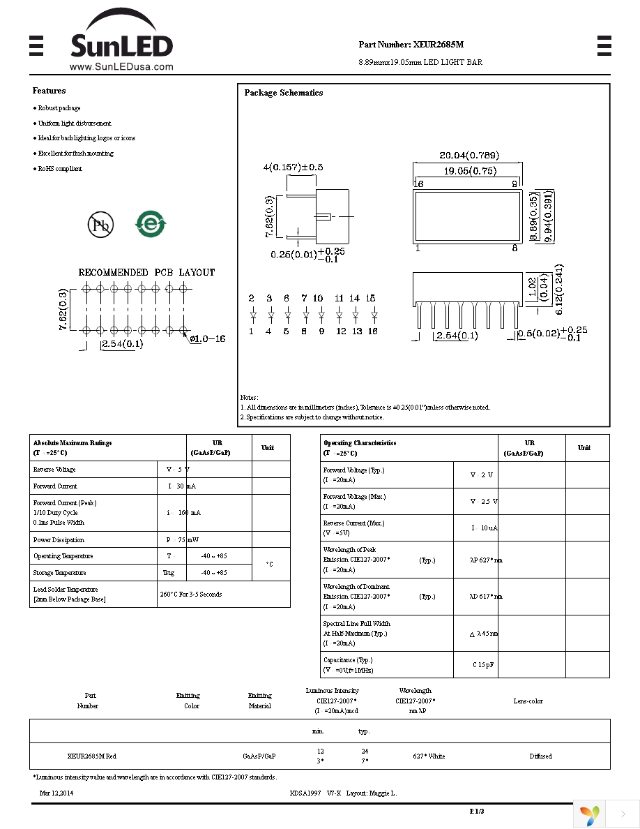 XEUR2685M Page 1