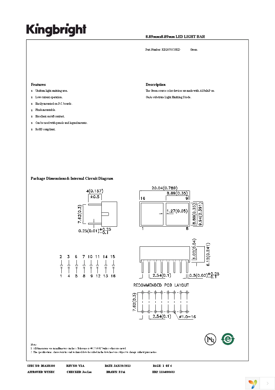 KB2870CGKD Page 1