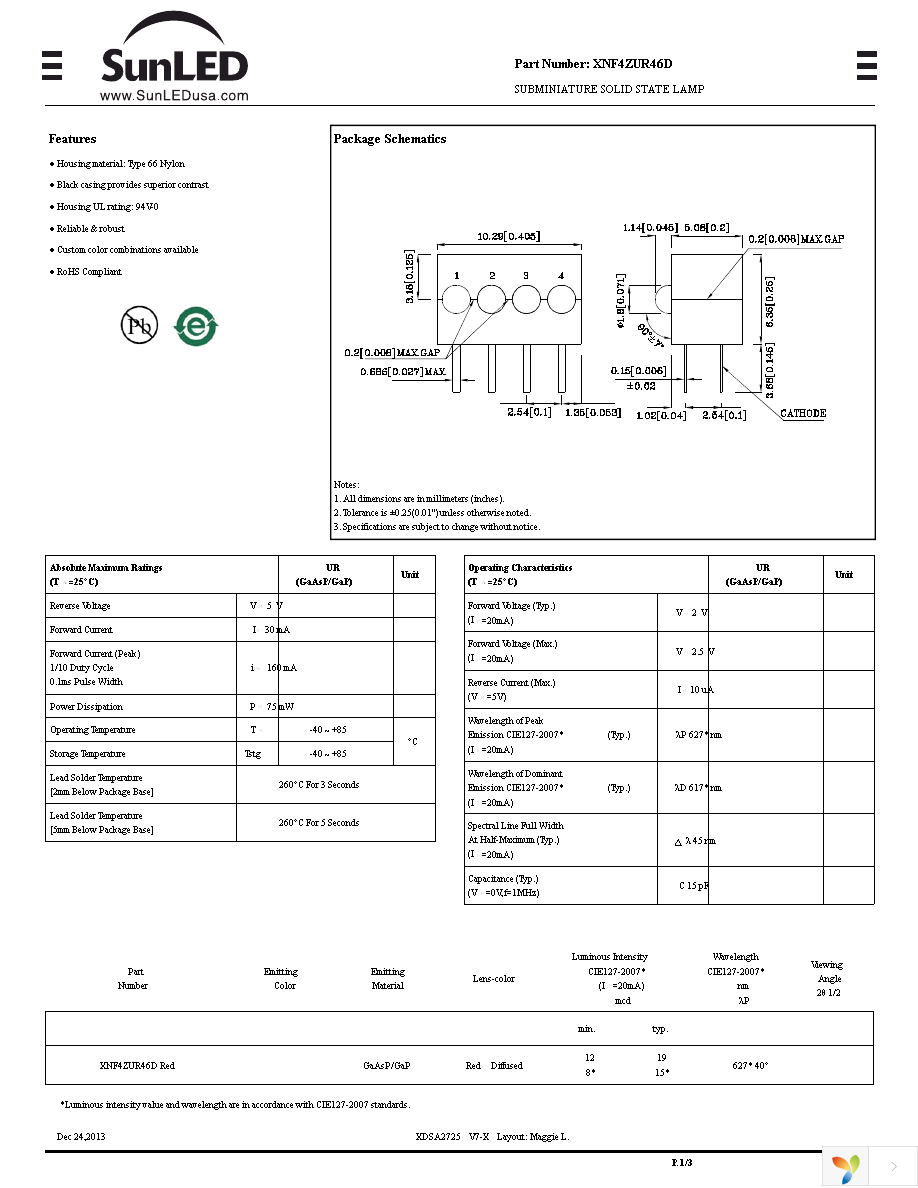 XNF4ZUR46D Page 1