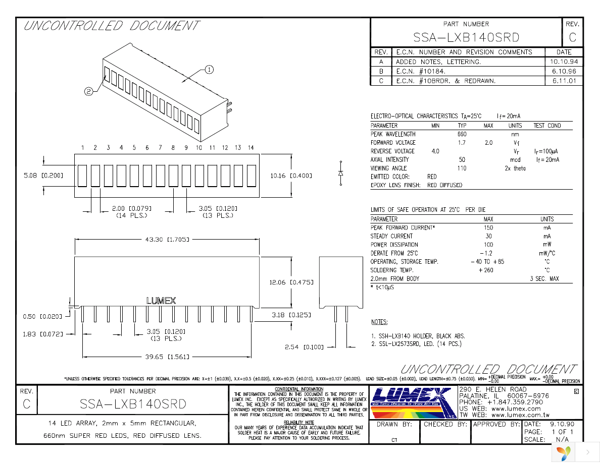 SSA-LXB140SRD Page 1