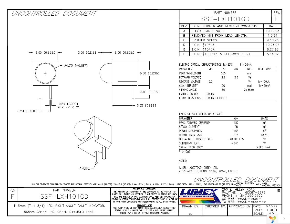 SSF-LXH101GD Page 1