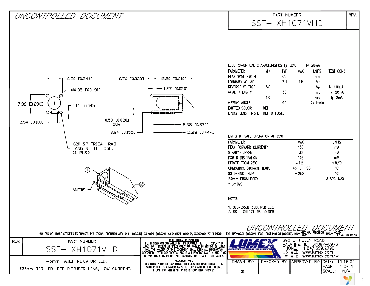 SSF-LXH1071VLID Page 1