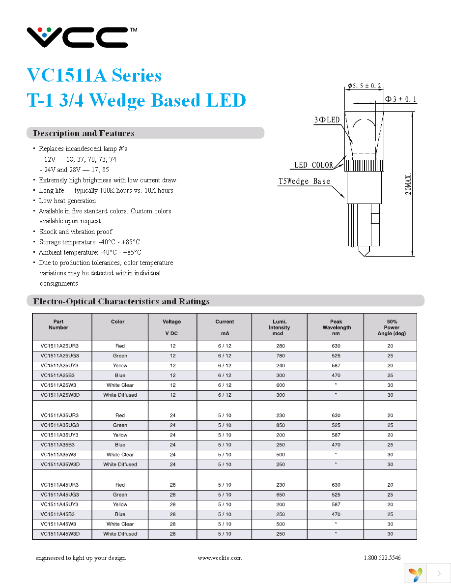 VC1511A45W3D Page 1