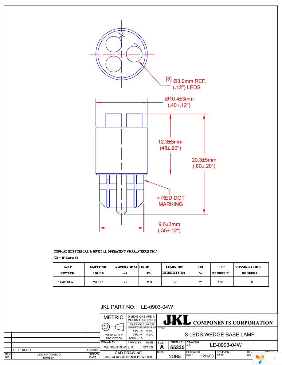 LE-0903-04W Page 1