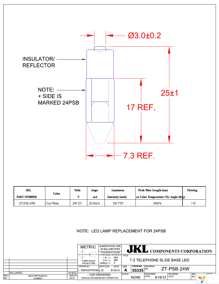 ZT-PSB-24W Page 1