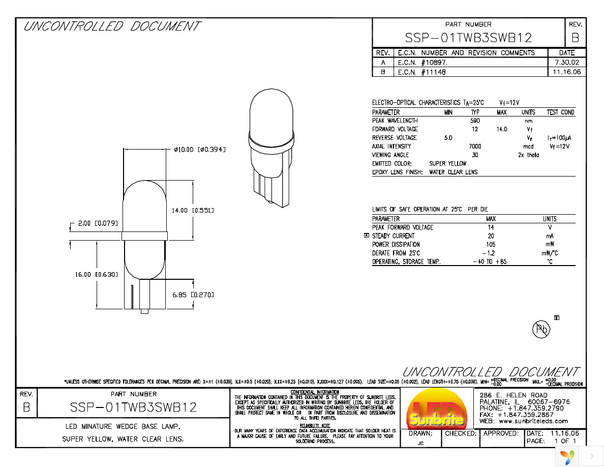 SSP-01TWB3SWB12 Page 1