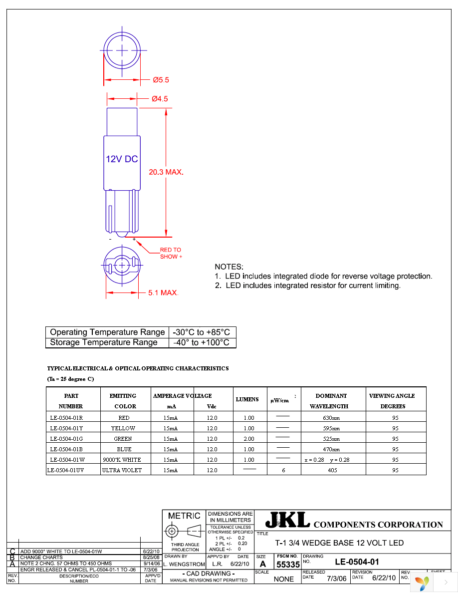 LE-0504-01B Page 1