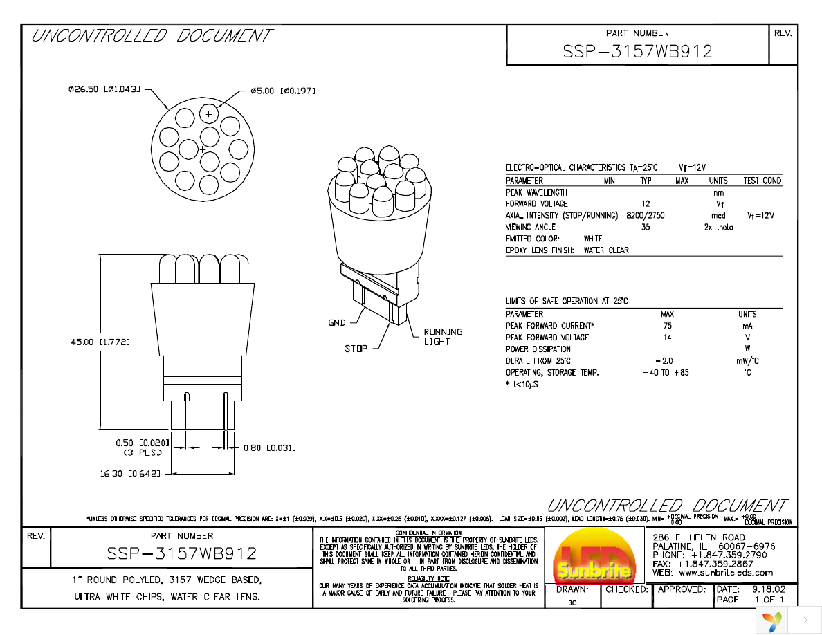 SSP-3157WB912 Page 1