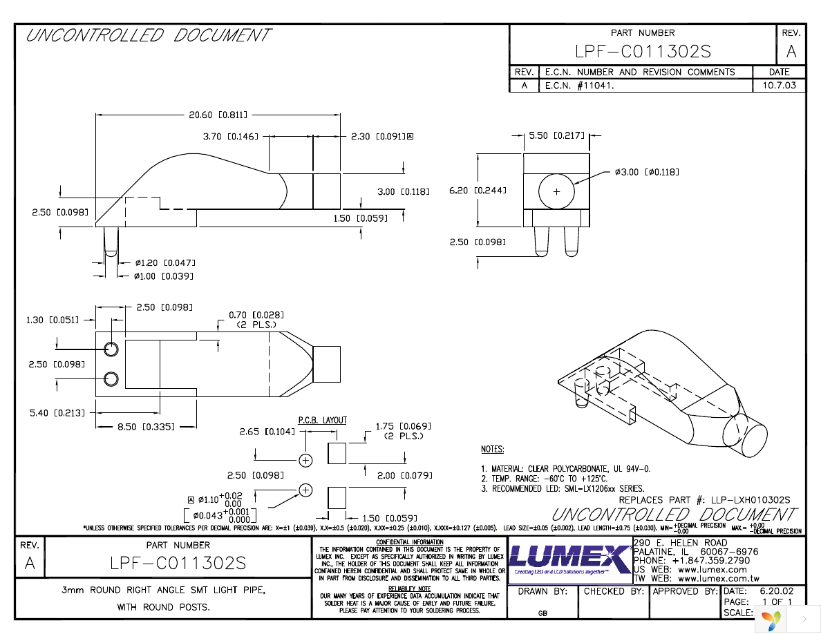 LPF-C011302S Page 1