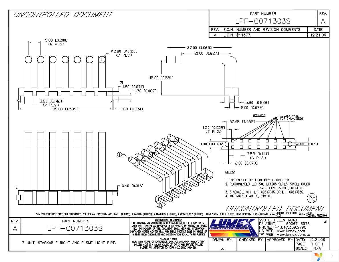 LPF-C071303S Page 1