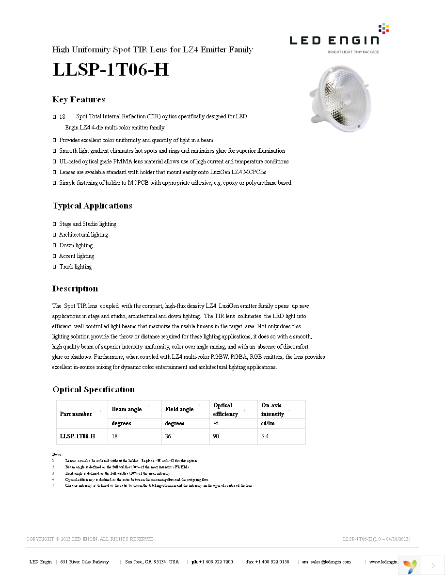 LLSP-1T06-H Page 1