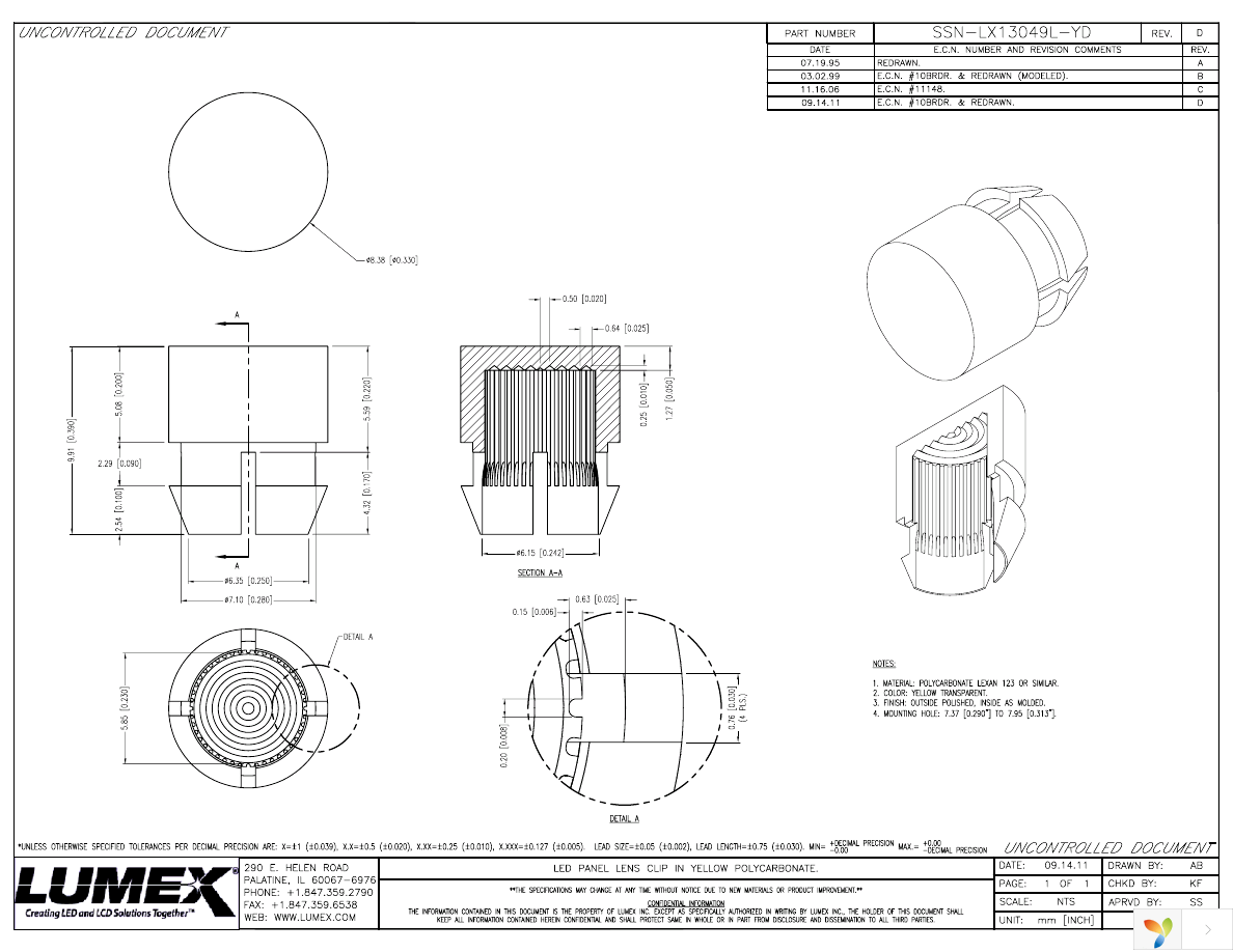 SSN-LX13049L-YD Page 1