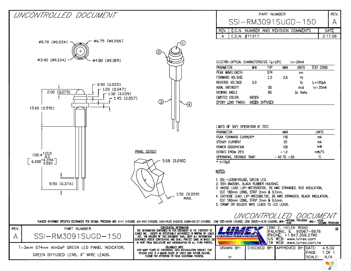 SSI-RM3091SUGD-150 Page 1