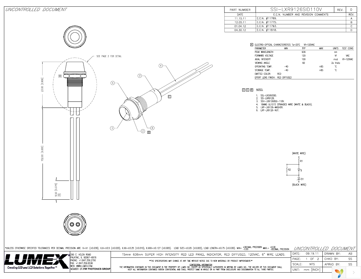 SSI-LXR9126SID110V Page 1